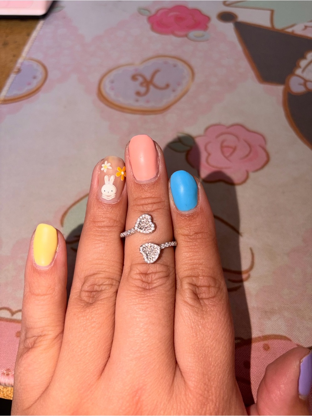 Double Heart Ring